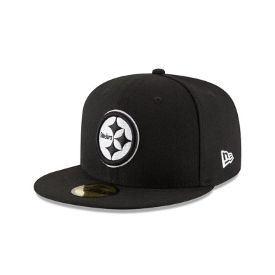 Pittsburgh Steelers Gorra | New Era NFL 59fifty Fitted Cap Mexico - Negros